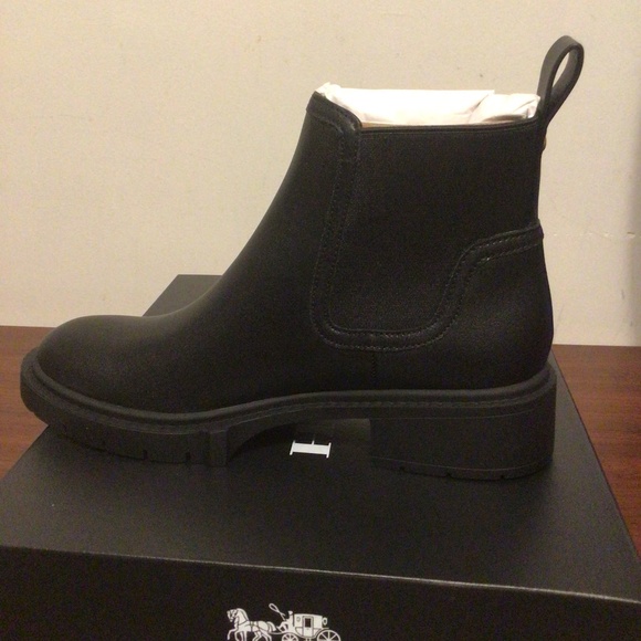 COACH LENORA LEATHER BOOTI SZ5 NIB - Picture 1 of 3